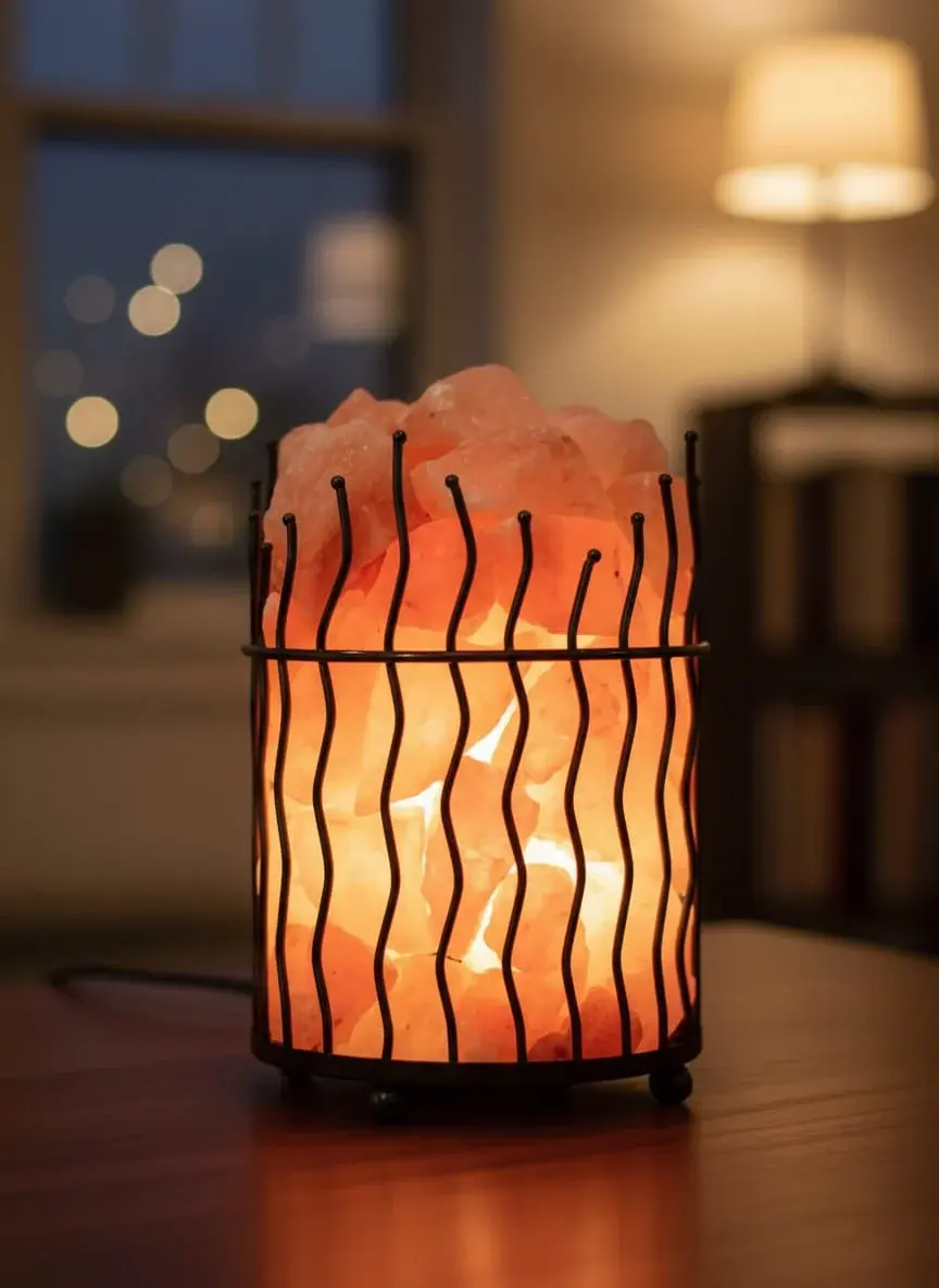 Basket Himalayan Salt Lamp