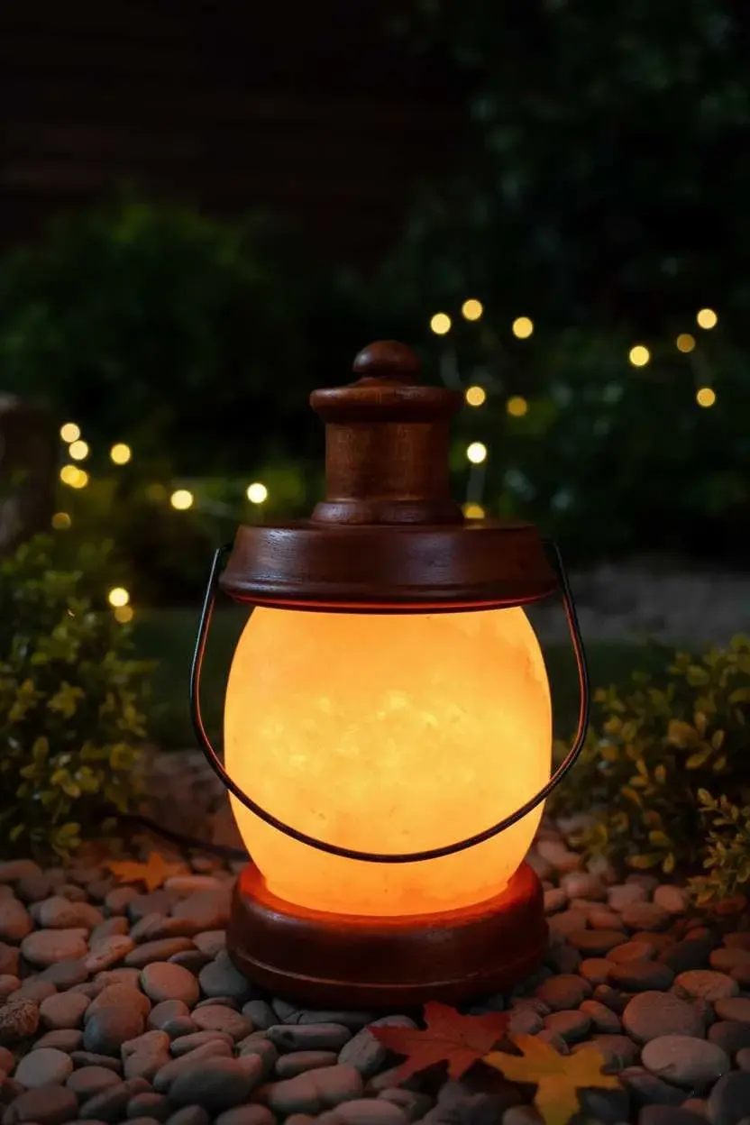 Lantern Himalayan Salt Lamp